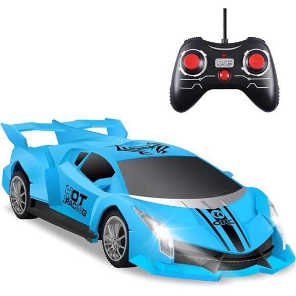 Remote Control Car, 2.4Ghz 1/18 Scale Model Racing Car Toys, RC Car for Kids - Picture 1 of 7
